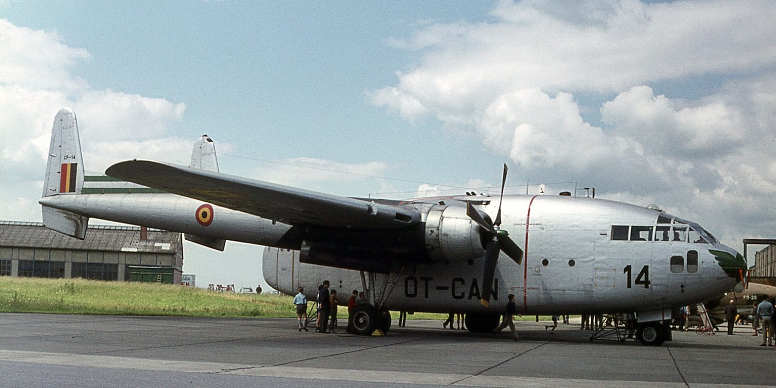 CP-14 gefotografeerd in Florennes. (Foto Guy Viselé)