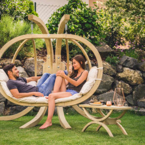Amazonas hängstol Globo Royal Chair natura - perfekt för två