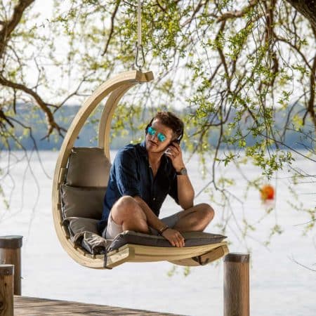 Amazonas Swing Chair antracit - mysig hängfåtölj för utomhus