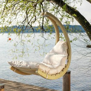 Amazonas Swing Chair creme - stilig hängfåtölj