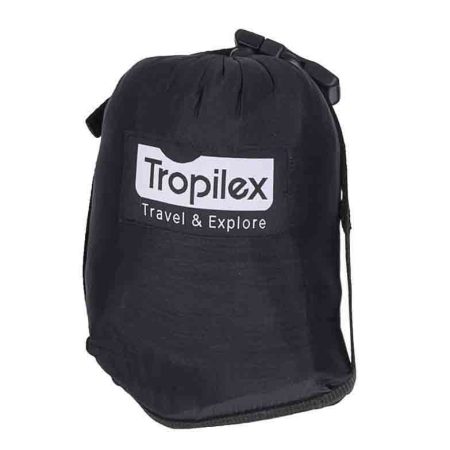 Tropilex resehängmatta Travel black - förvaringspåse