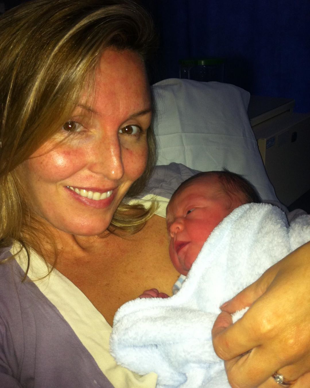 claire sanderson shares her positive birth story