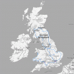 Map of my UK cycle route