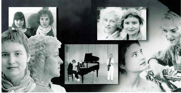 Hanne Rømer & Marietta Wandall Duo collage 1990