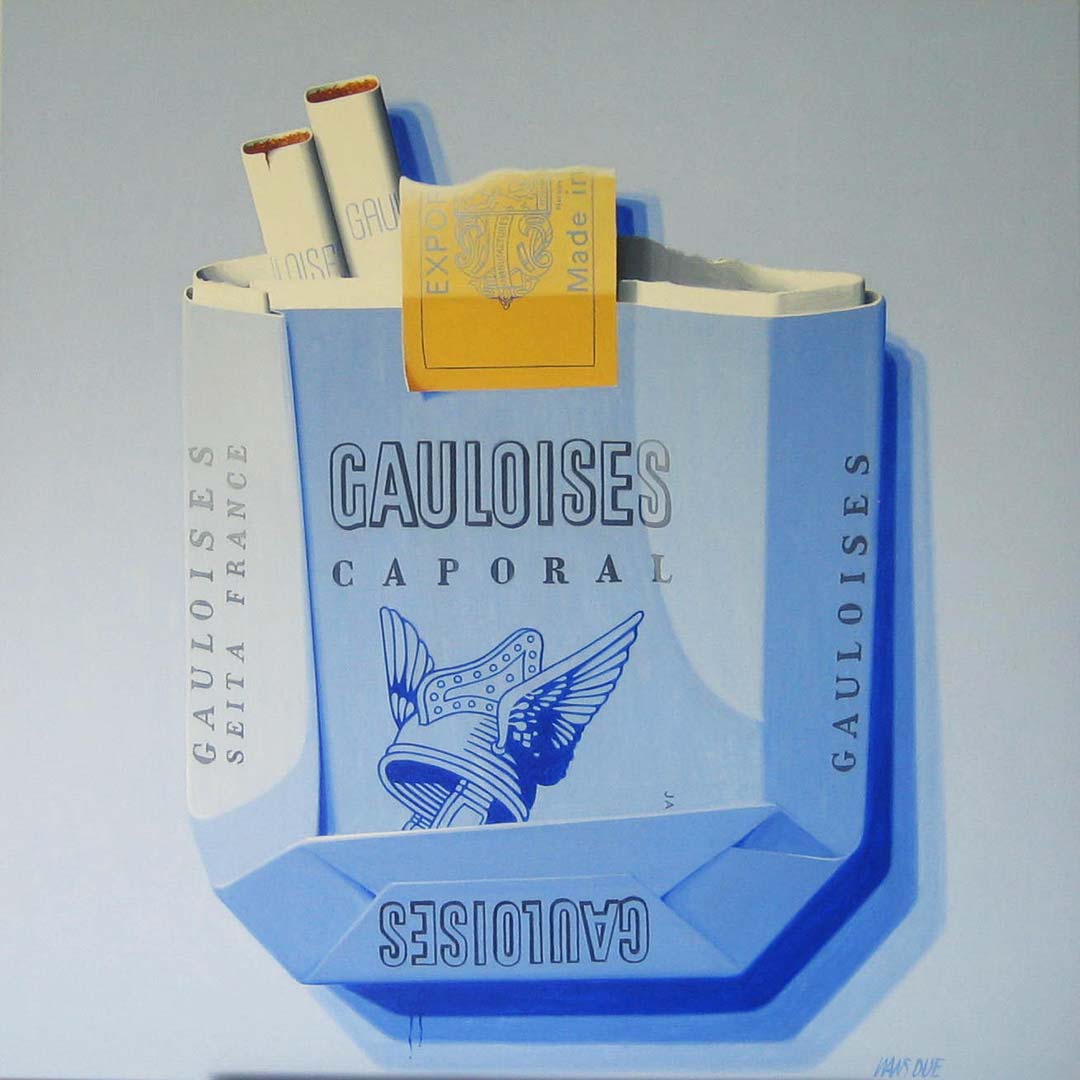 Crashed Gaulois Caporal Cigarettes