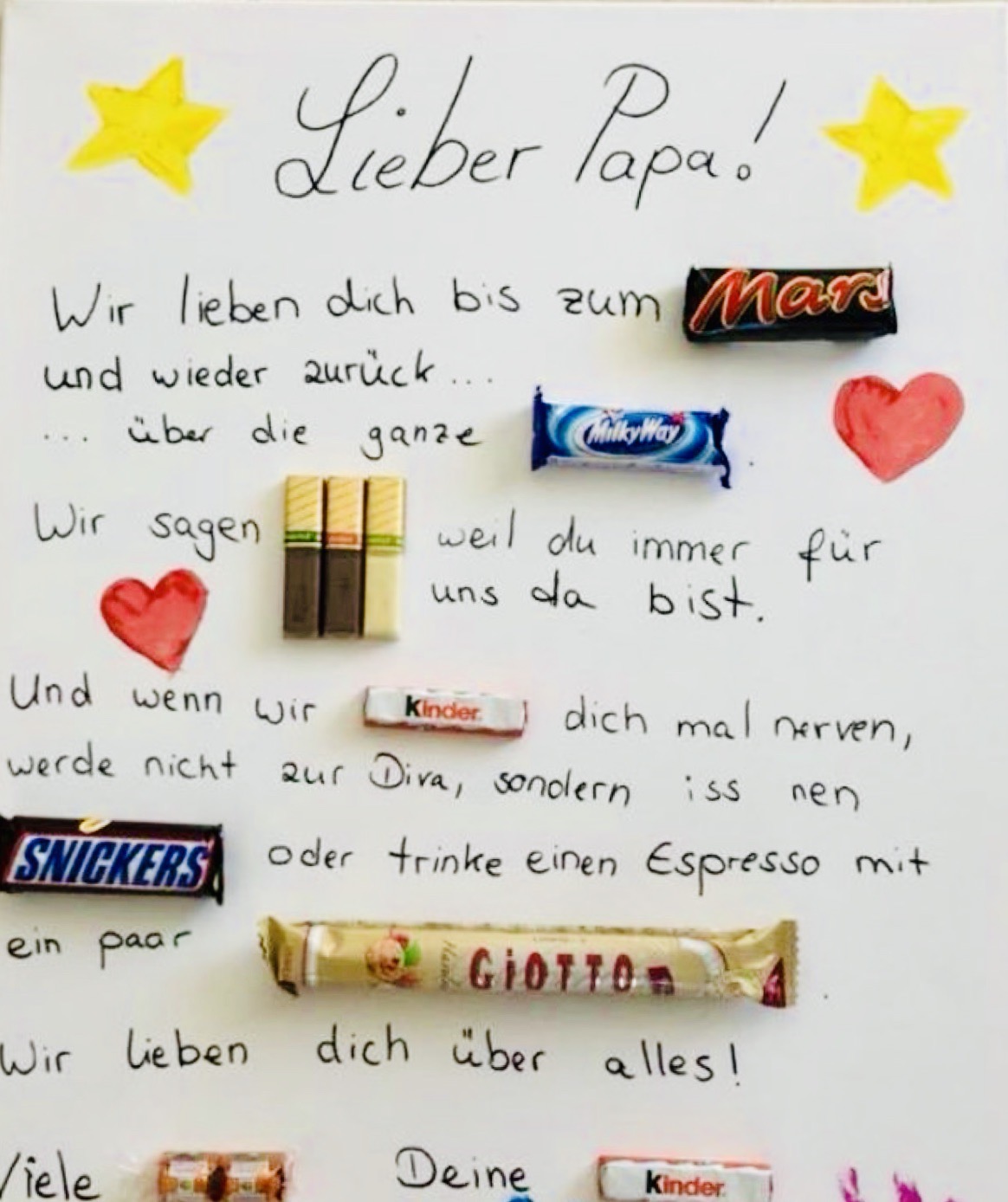 Die 7 besten Ideen für ein selbstgebasteltes Muttertag und/oder  Vatertagsgeschenk - Happy and Family