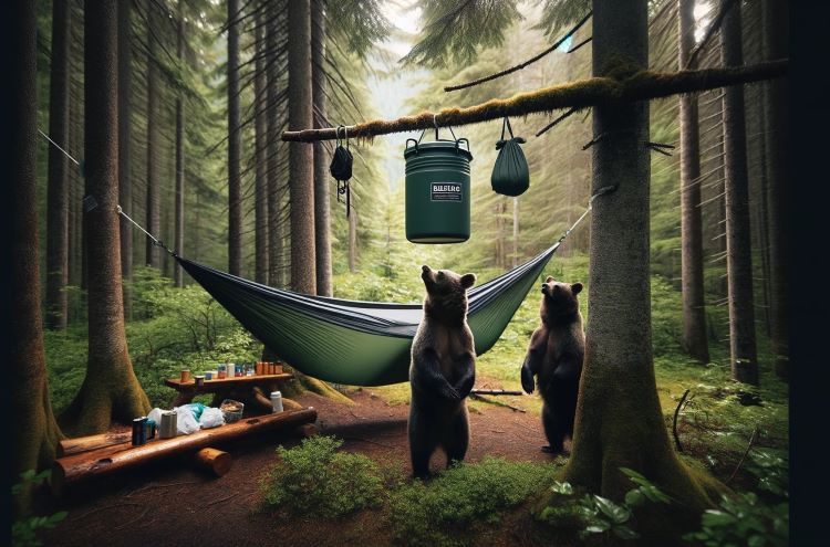 is it safe to camp in a hammock