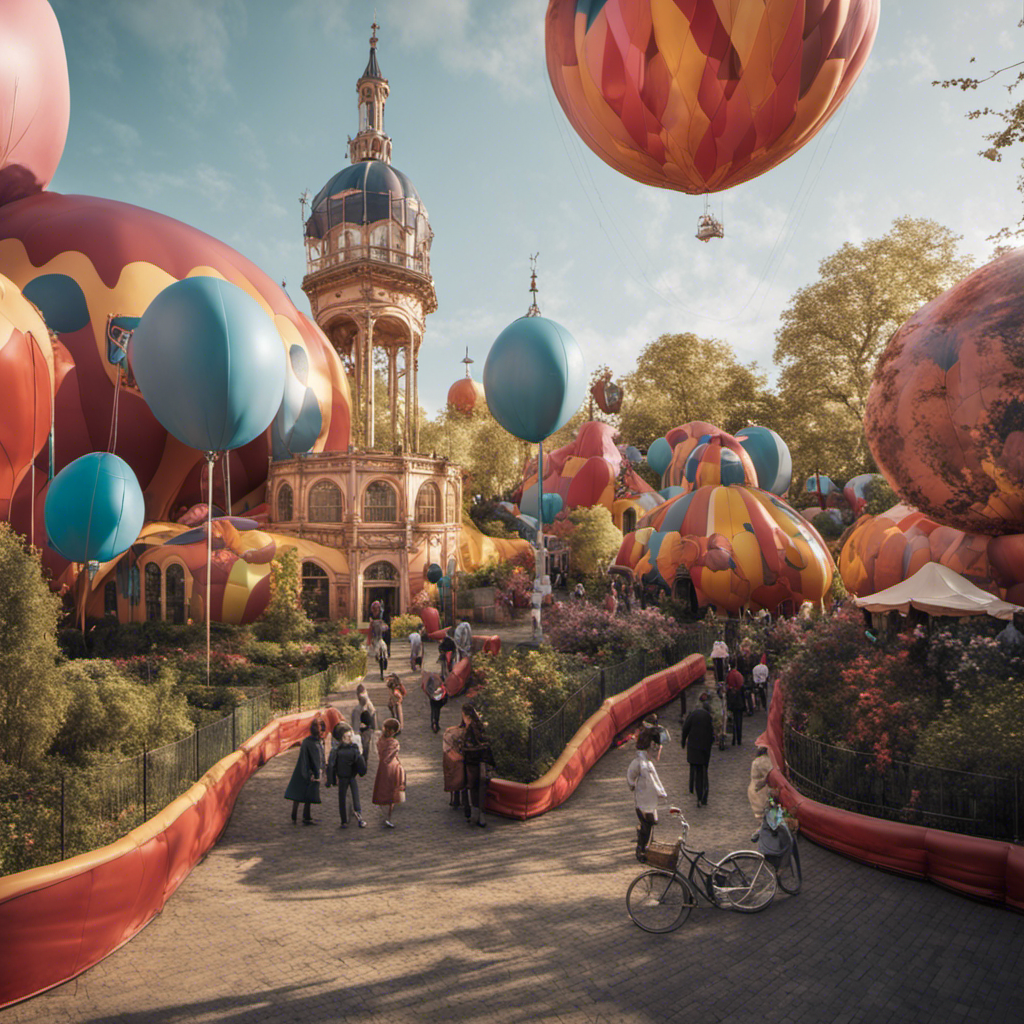 Copenhagen tivoli garden in a ballon world