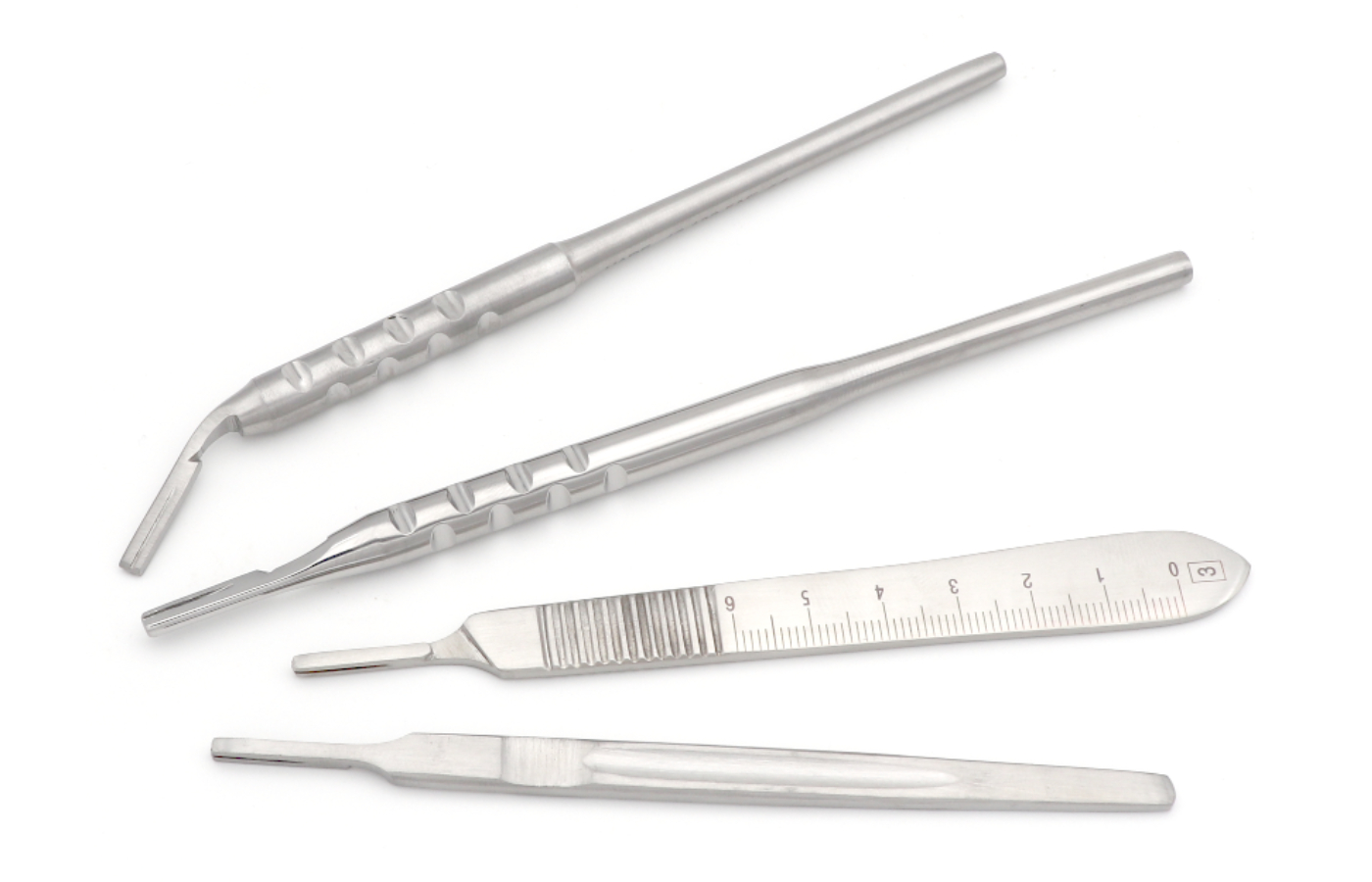 Scalpels - ,3 Handles Stainless Steel (Fits ,10 & ,12 Blade)