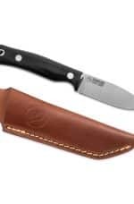 No.8 SFK, Svart Micarta, Flatslipad