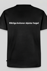 Riktiga kvinnor skjuter hagel