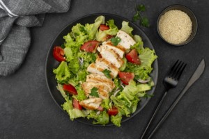 Pouletbrust salat