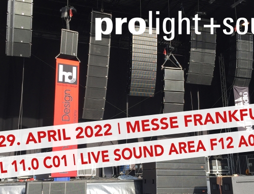 Participation in the Prolight + Sound Frankfurt from 26.-29. April