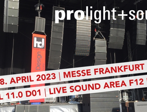 Messeteilnahme Prolight + Sound Frankfurt vom 25.-28. April