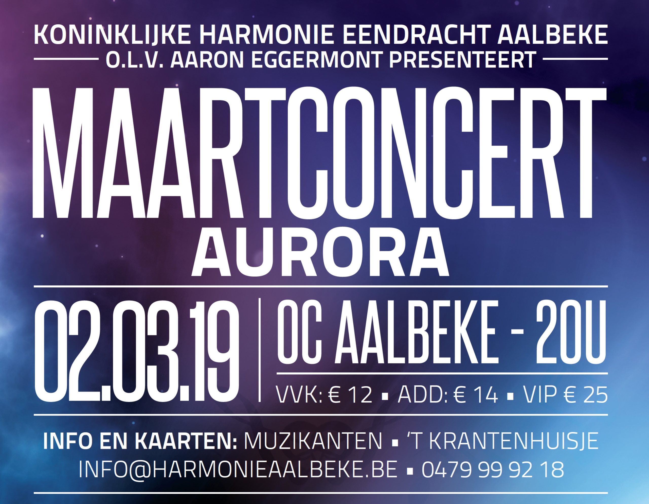 Maartconcert harmonie