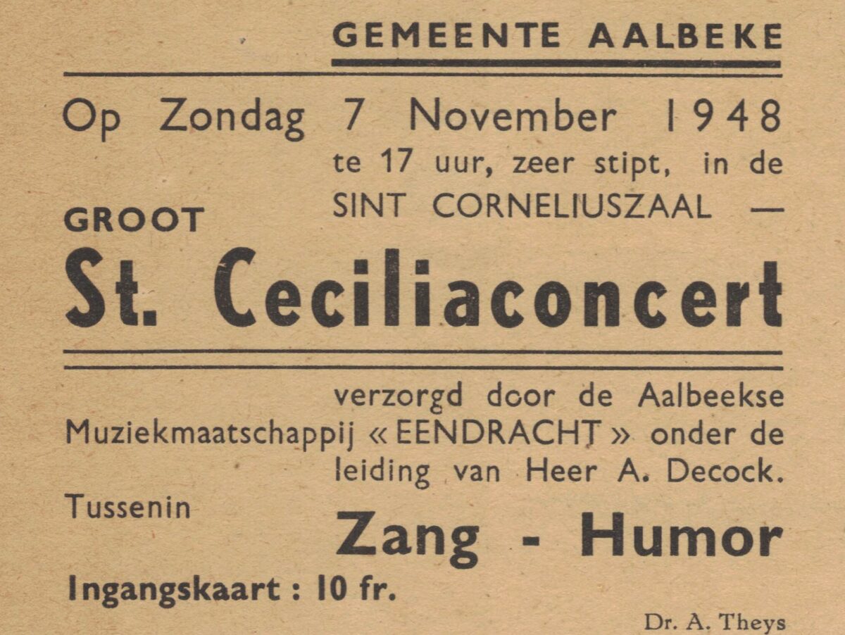 Voor het eerst sinds 1945 geen Ceciliafeest