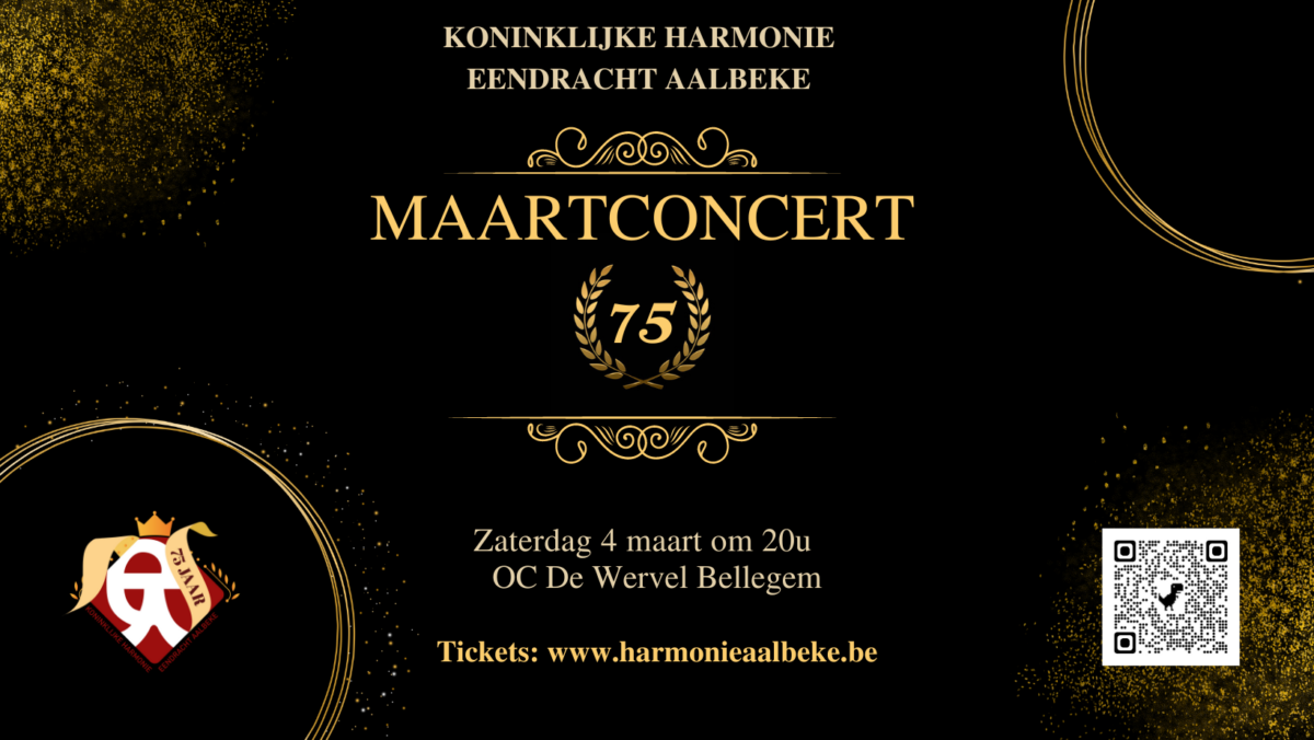 Maartconcert  uitverkocht