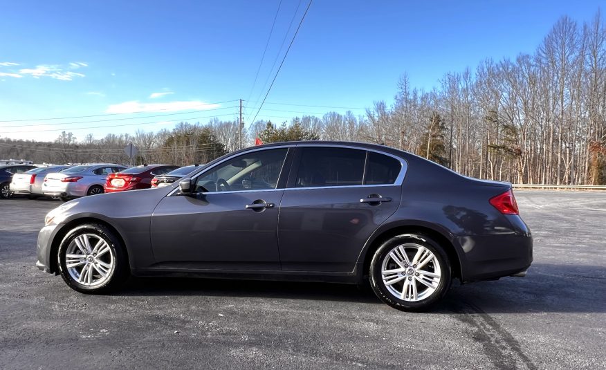 2012 INFINITI G37 BASE