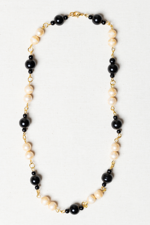 vintage pearls unisex necklace