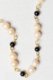 vintage pearl golden necklace