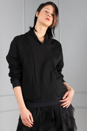 Black sweater dames sale
