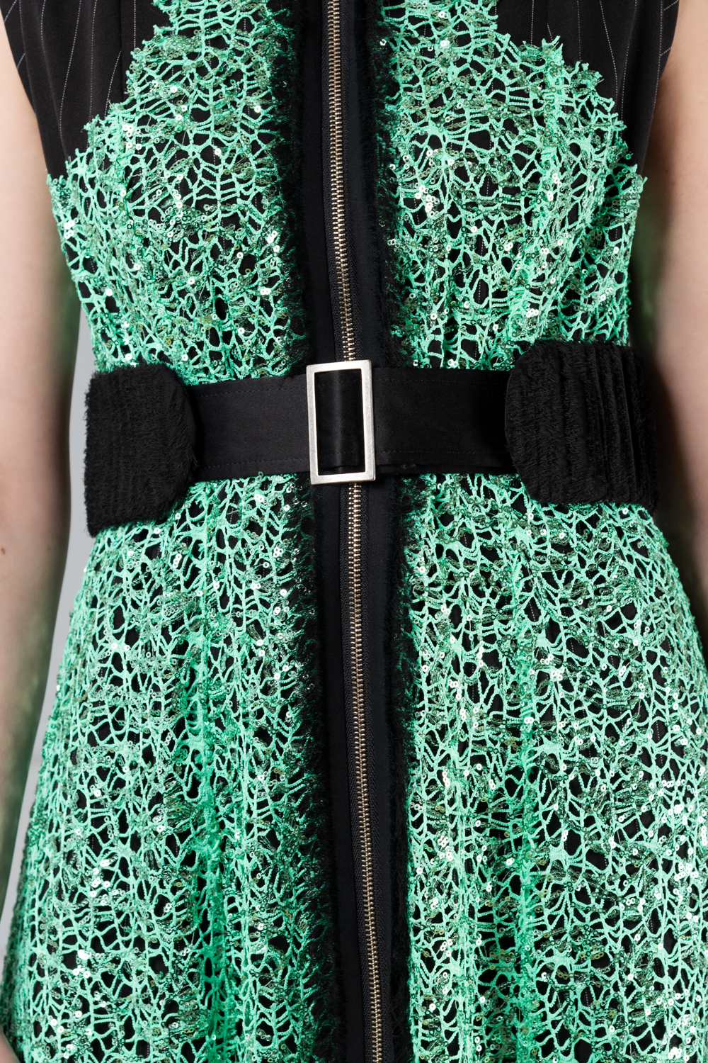 Black clearance chiffon belt