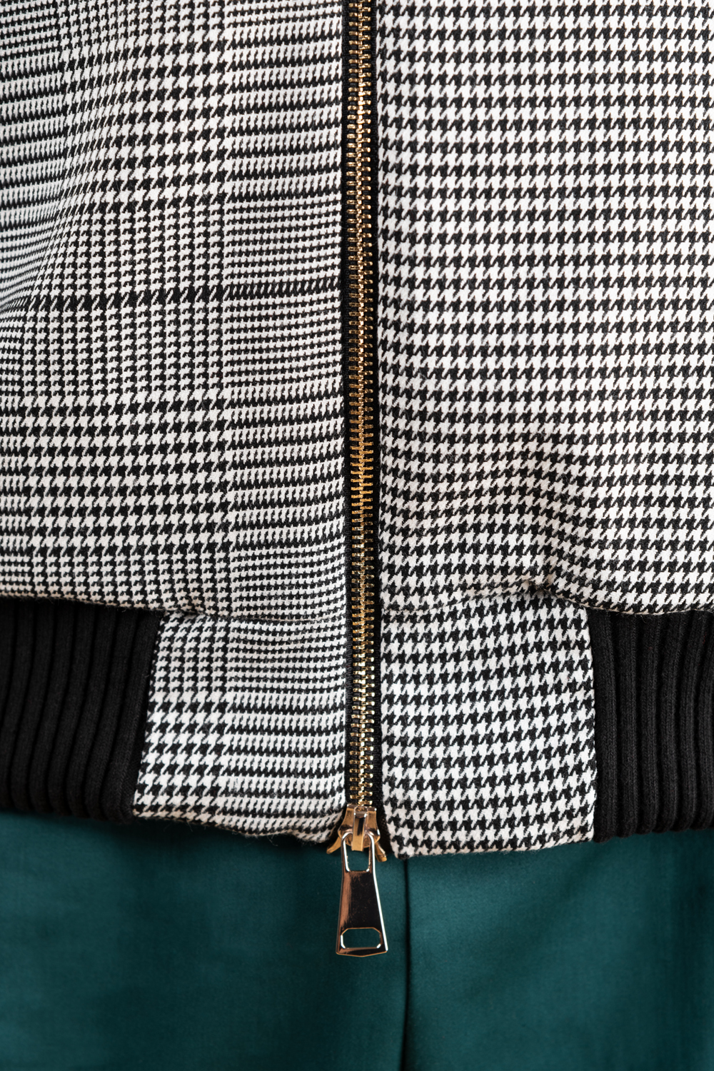 Mens black and white dogtooth check jacket 2025