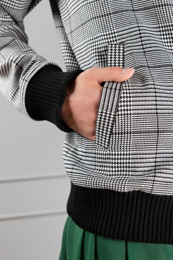 Houndstooth jacket women's shop