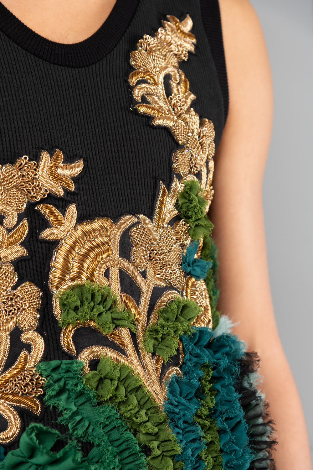 Gold work dress shop
