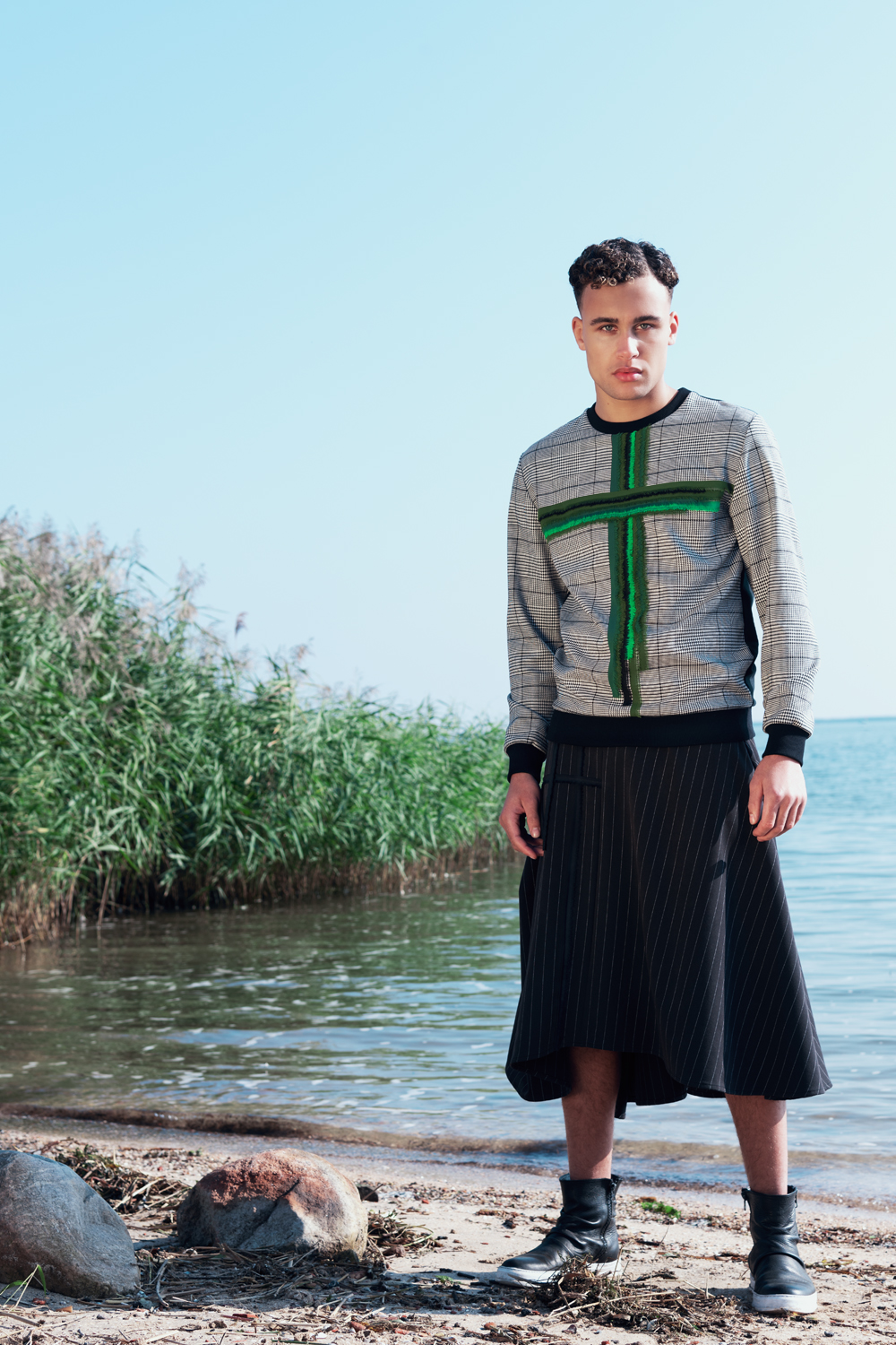 Black overall skirt new arrivals mens