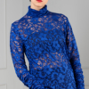 blue-lace women's long sleeve