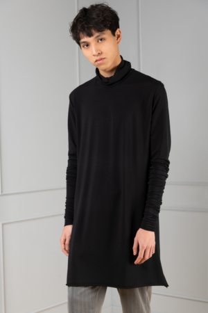 long bamboo men's turtleneck longsleeve