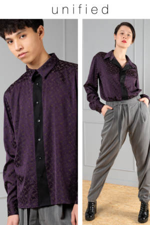 purple unisex shirt