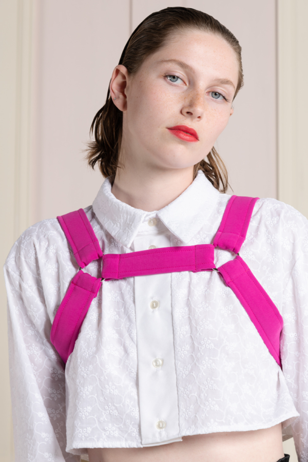 hot pink women's harness