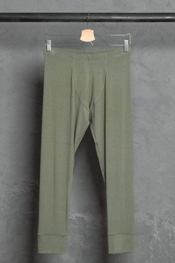 green bamboo 3/4 long-johns and leggings