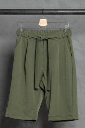 olive green unisex shorts