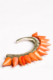 orange spike men's ear cuff