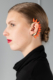 orange spike women's ear cuff