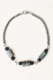 grey quartz lava stone bracelet