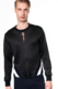 black twist men's track jacket