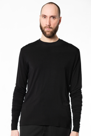 black bamboo unisex long sleeve