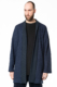 blue knit men's cardigan