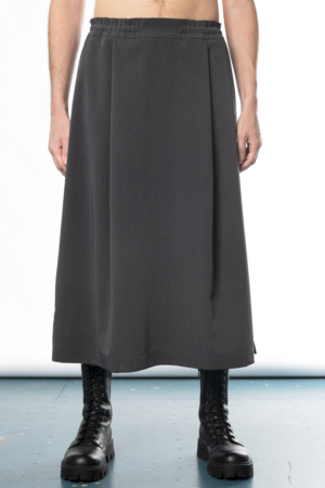 grey straight men's skirt
