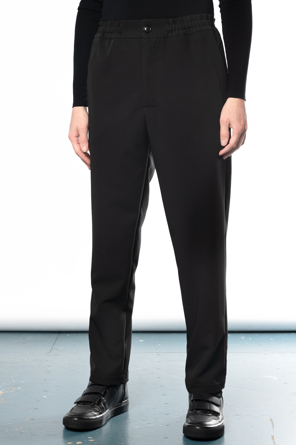 Pekko elegant black men's pants - Image 2