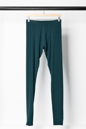 petrol bamboo long-johns and leggings