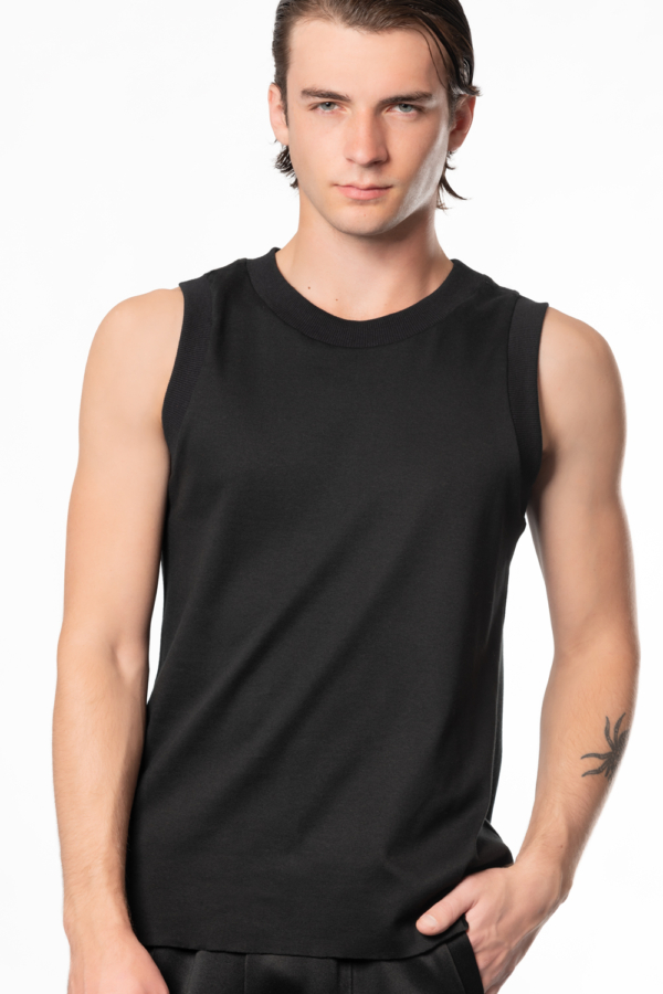 black men's tank top