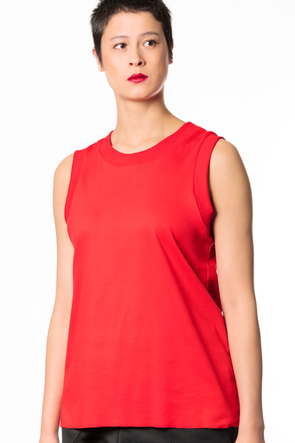 Tyr red women's tank top - Image 2