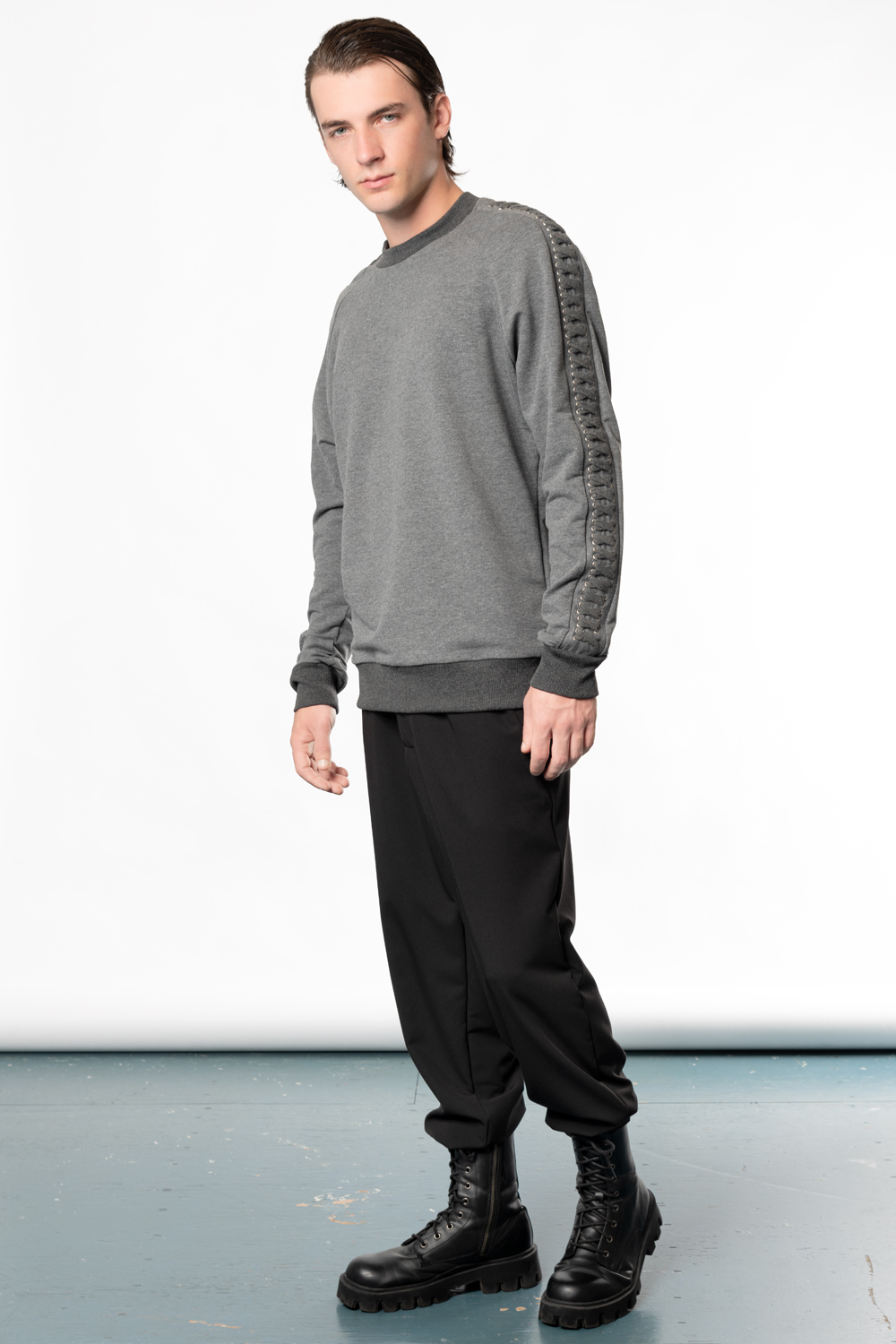 Pekko elegant black men's pants - Image 8