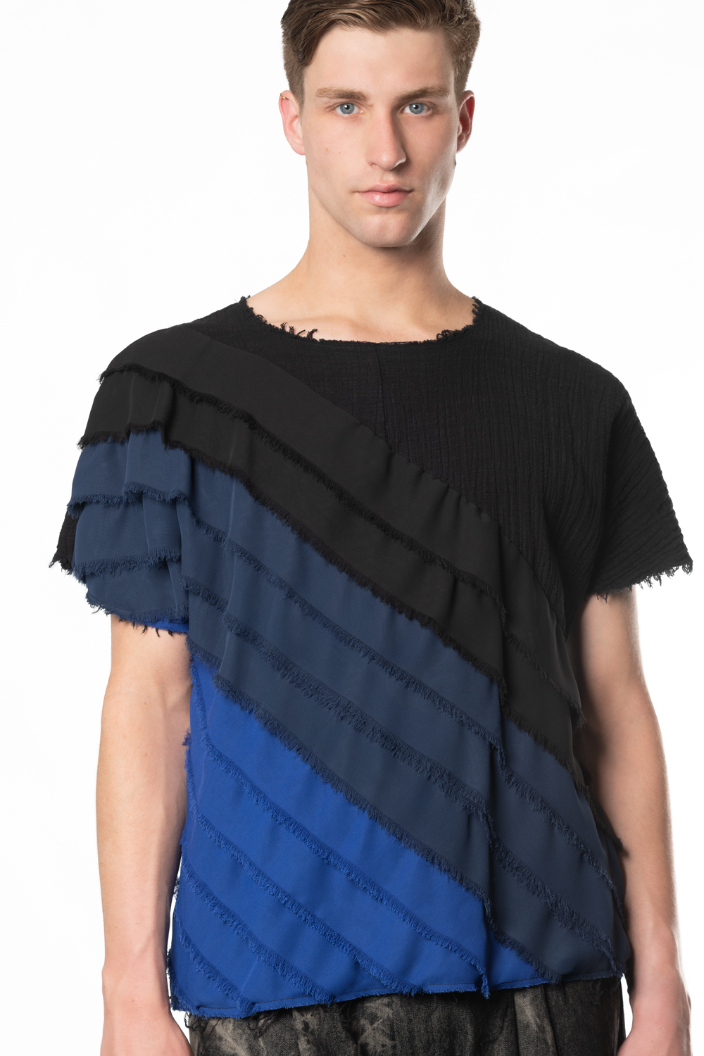 black cotton top for men