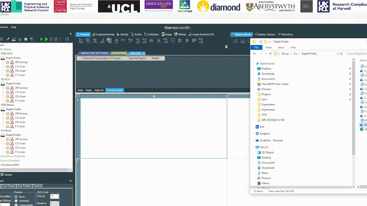 Avantage drag and drop datafiles from file